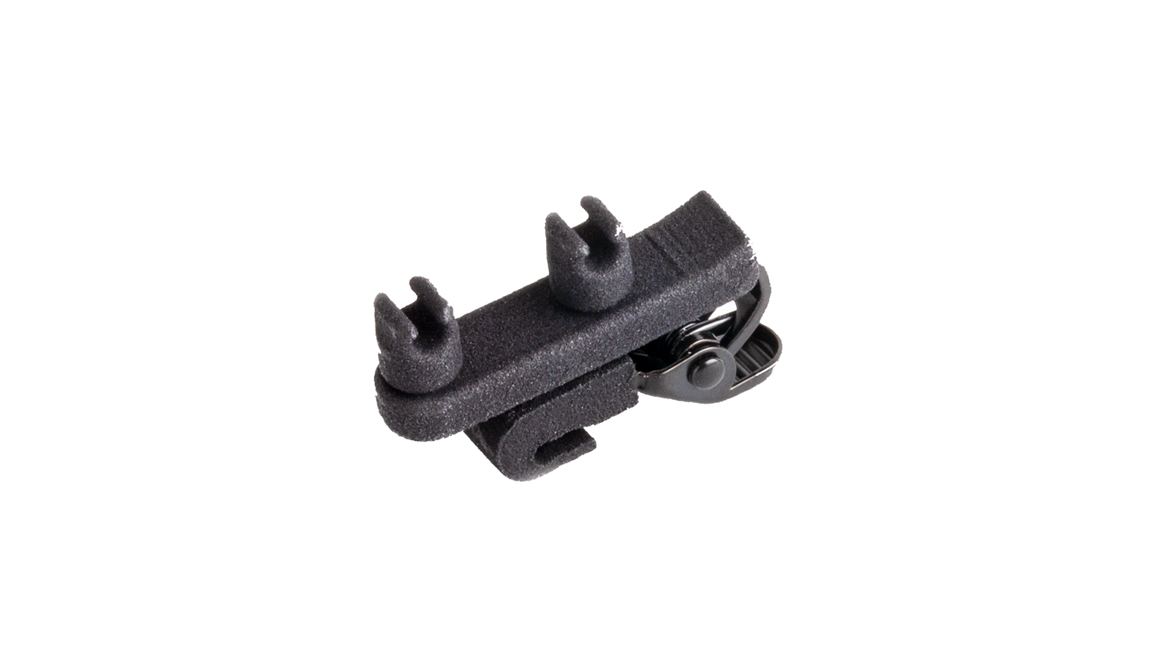 2-Way Dual Clip for 4060 Series Lavalier Microphone (SCM0032-B)