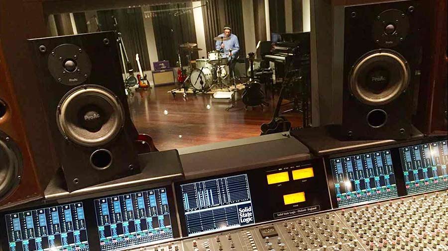 Recording with DPA mics in Germano Studio