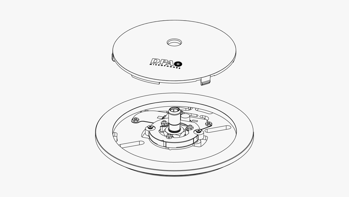 Microphone Base Exploded View