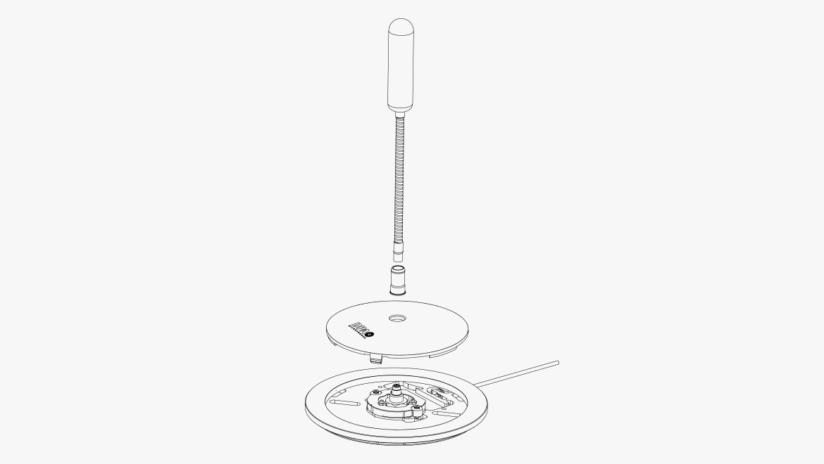 Microphone And Base Exploded View